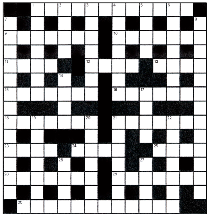 Anglo-American Crossword No. 101