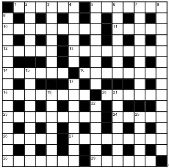 Answers to Crossword Number 102